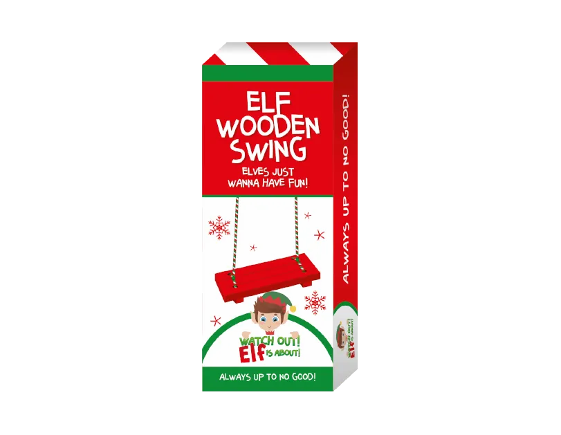 Gem Imports Elf Wooden Swing
