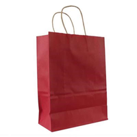 50pk Kraft Bag 320x120x410mm Red
