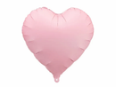PartyDeco Foil Balloon Matte Pink Heart 18