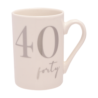 Milestones Mugs Age 40 11oz