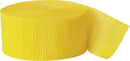 Yellow 81ft Crepe Streamer