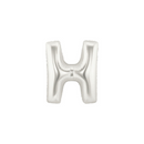 Oaktree Foil Balloon Silver 7" Letter H