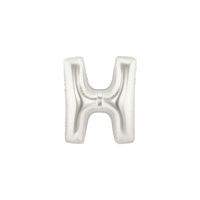 Oaktree Foil Balloon Silver 7" Letter H