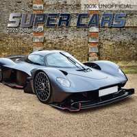 Gifted Stationery Calendar Super Cars 2027