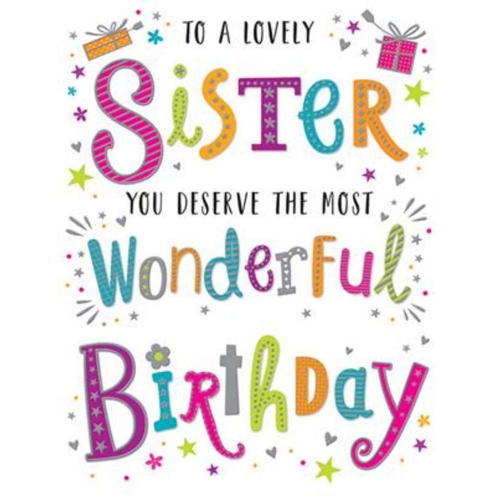 Regal 6 Pack Cards C50 Everyday Birthday Sister