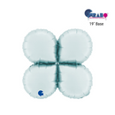 Grabo Satin Blue Round 19" Balloon Base