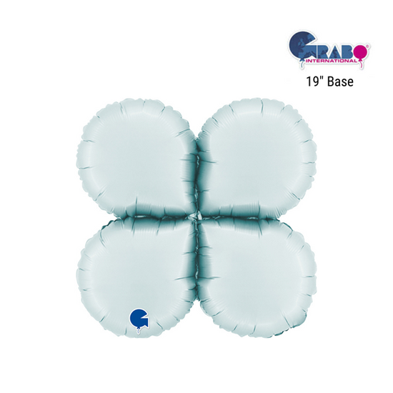Grabo Satin Blue Round 19" Balloon Base