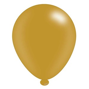 8 Latex Balloons 10" Gold
