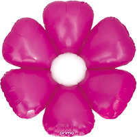 Foil Balloon 34" Shape Hot Pink Daisy
