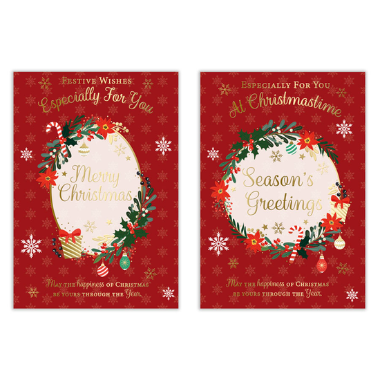 Poppyhill 12 Pack Cards C50 Christmas Open