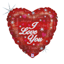 Grabo Foil Balloon Sparkling Love 18"