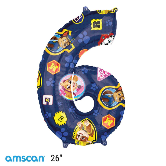 Anagram Foil Balloon Blue Paw Patrol 26"