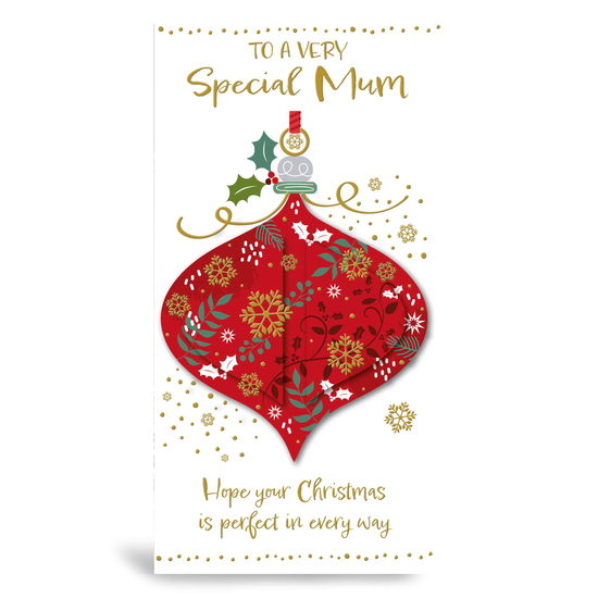 Prelude 6 Pack Cards C55 Christmas Mum Bauble