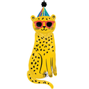 Anagram Party Animal 45" Supershape Foil Balloon