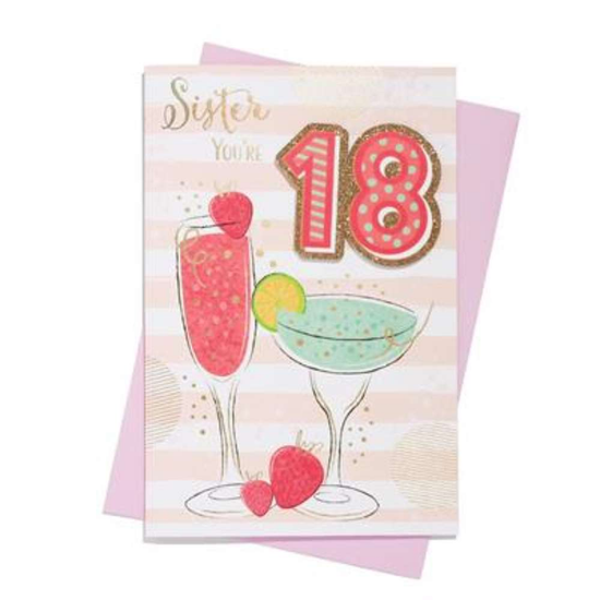 Prelude C75 Birthday Age 18 Sister 6pk
