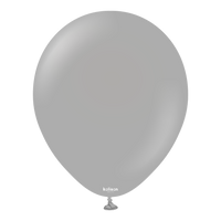 Kalisan Standard Grey 12" Latex Balloons 100pk