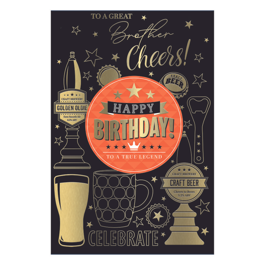 Prelude 6 Pack Cards C75 Birthday Brother