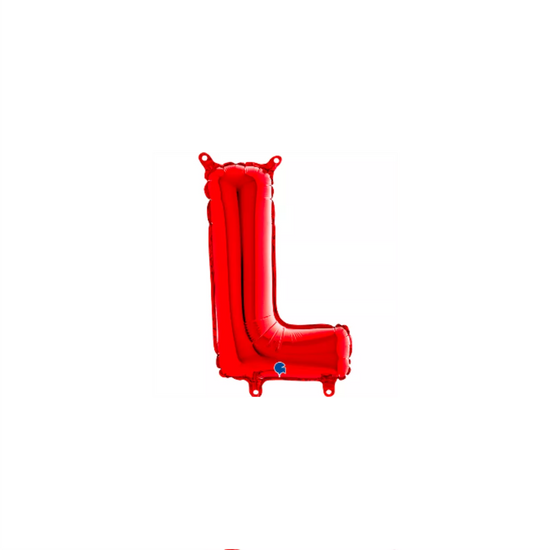 Grabo Foil Balloon Red 14" Letter L