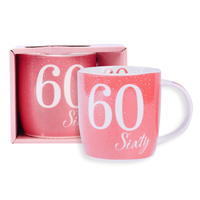 Mug Age 60 Pink 13.5oz