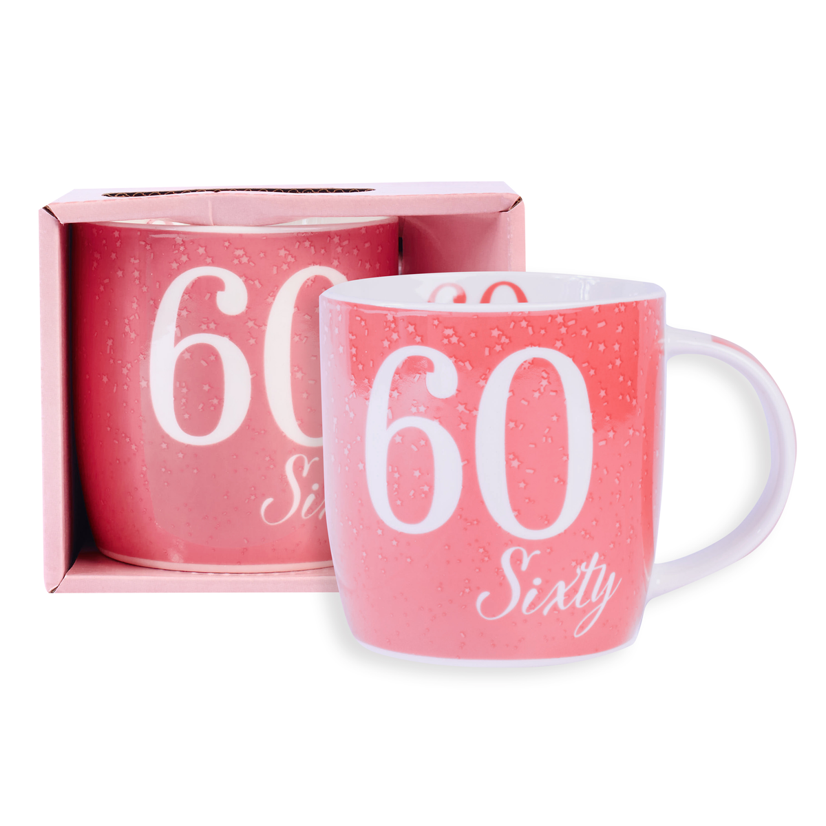 Mug Age 60 Pink 13.5oz