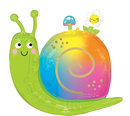Anagram Foil Balloon Happy Snail 27
