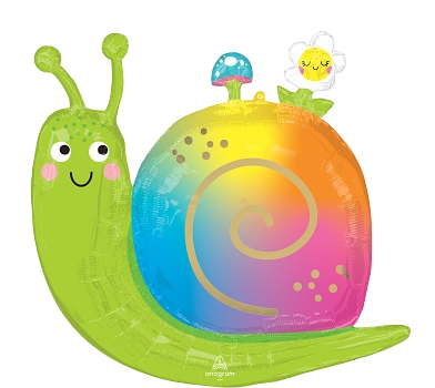 Anagram Foil Balloon Happy Snail 27