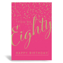 Prelude Pzazzle C50 Birthday Age 80 6pk