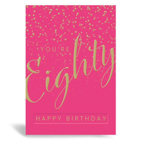 Prelude Pzazzle C50 Birthday Age 80 6pk