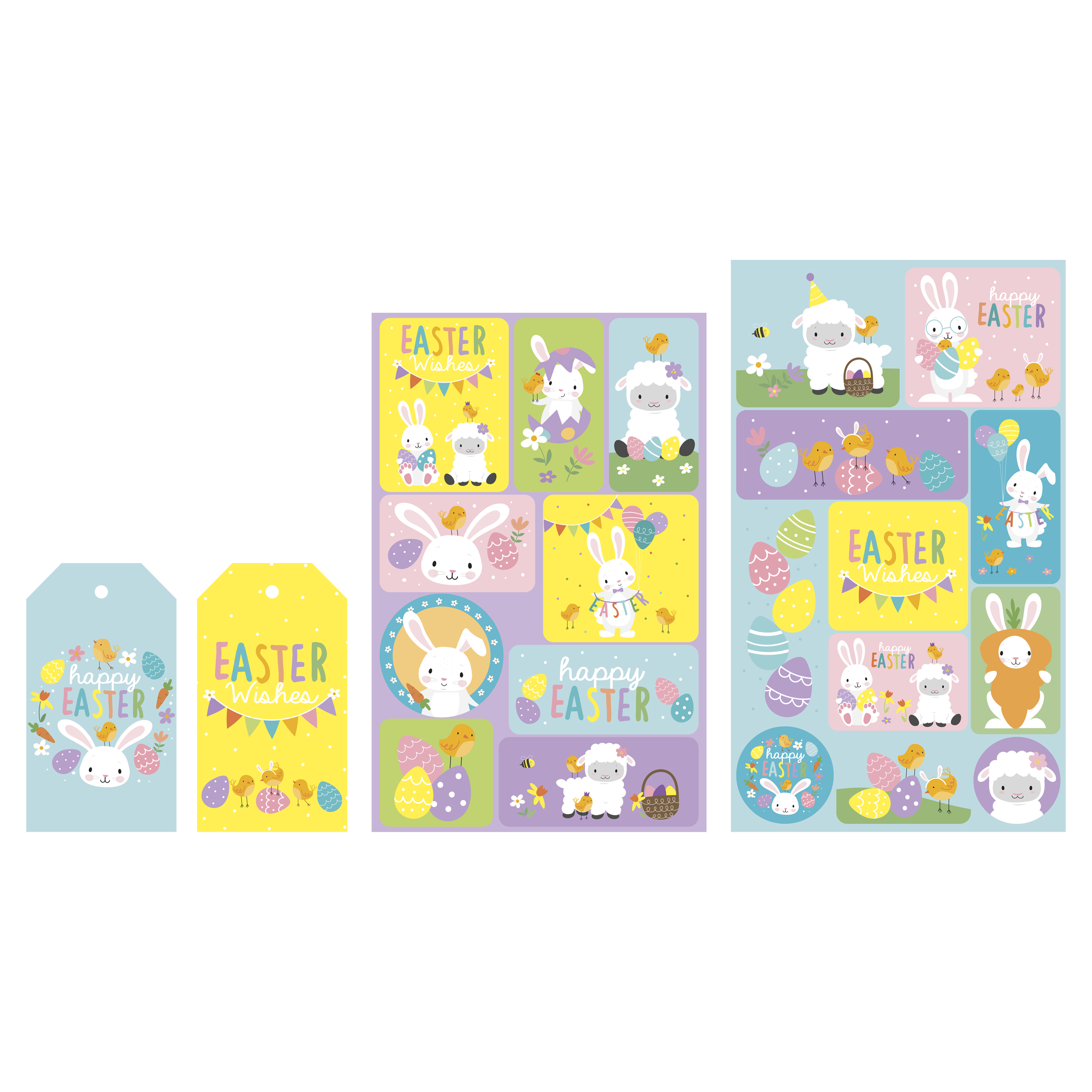 Eurowrap Easter Tag & Sticker Set