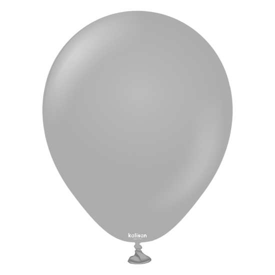 Kalisan Standard Grey 5" Latex Balloons 100pk