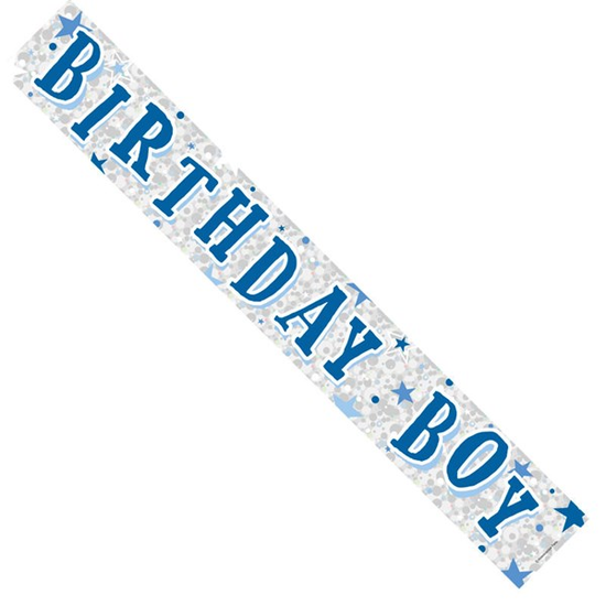APAC Banner Birthday Boy Blue 9ft