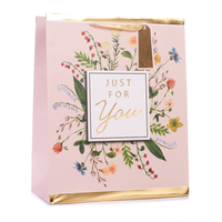 Tiger Feet Gift Bag Flowers Medium 6pk