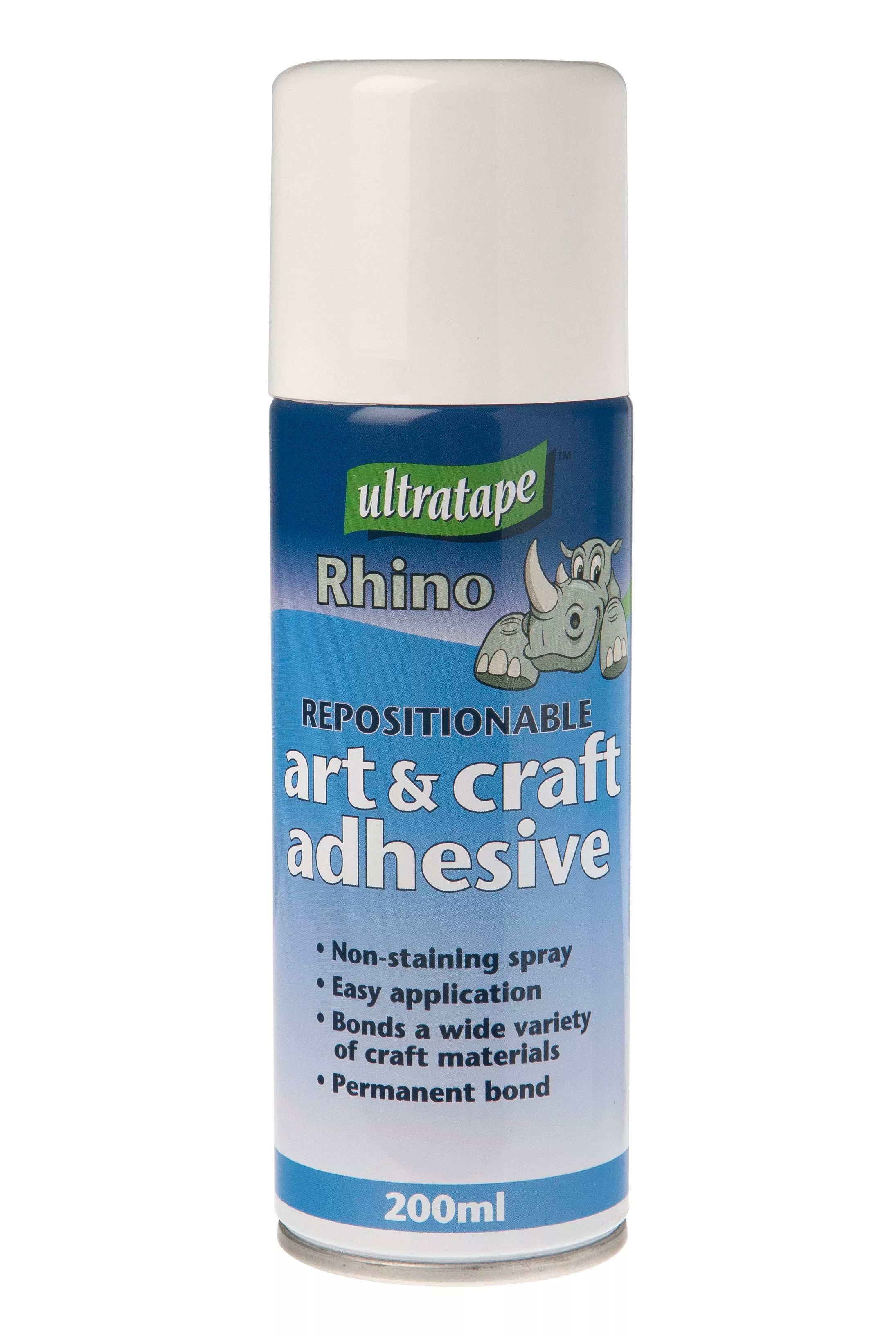 Ultratape Arts & Crafts adhesive tape in 200ml dispenser, ideal for creative projects and strong bonding in arts and crafts.