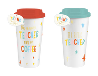Gem Imports 2 Pack Travel Mug Teacher 450ml