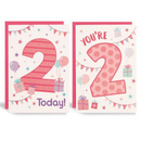 Poppyhill C50 Birthday Age 2 12pk