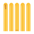 Kalisan 260 Nozzle Up Latex Amber 100-pack for latex modeling, showing a close-up of the amber-colored latex nozzle tips.