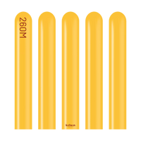 Kalisan 260 Nozzle Up Latex Amber 100-pack for latex modeling, showing a close-up of the amber-colored latex nozzle tips.