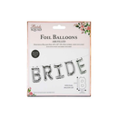 Foil Banner Bride Silver