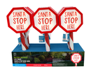 Santa Stop Here Stake LED 55cm