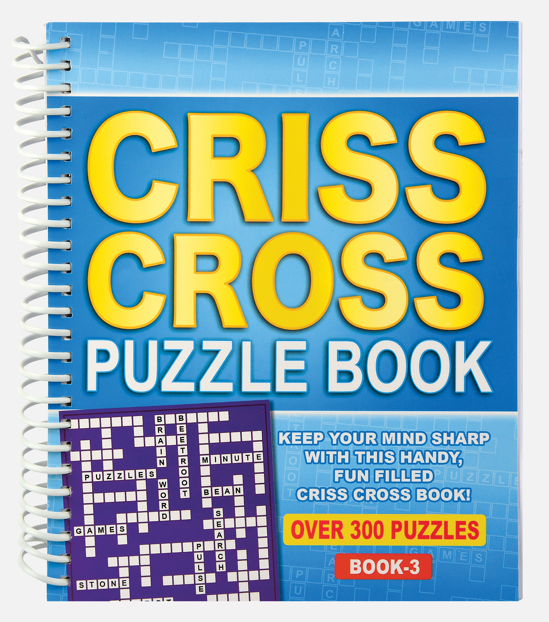 Spiral Bound Criss Cross Book 178x220mm
