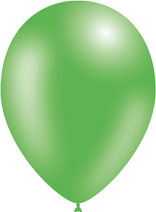 Decotex Pro Metallic Lime Green 11" Latex 50pk