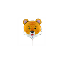 Tiger Animal Head 14" Mini Shape Foil Balloon