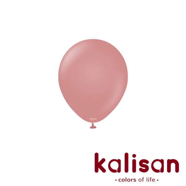 Kalisan Retro Rosewood 5" Latex Balloons 100pk