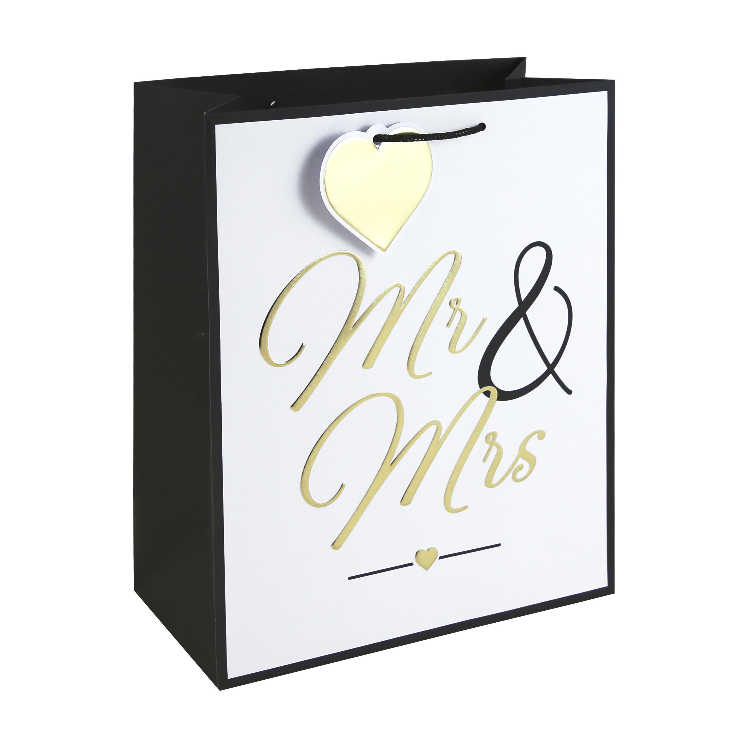 Eurowrap 6 Pack Gift Bag Mr & Mrs Large