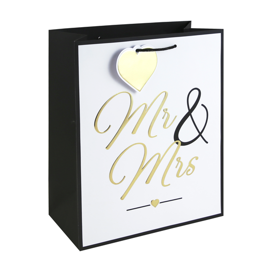 Eurowrap 6 Pack Gift Bag Mr & Mrs Large