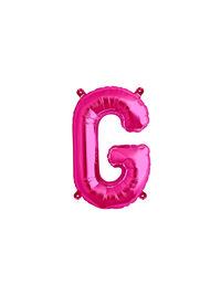 Northstar Foil Balloon Magenta 16" Letter G