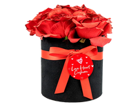 Artificial Flowers In Gift Box 22x19.5cm