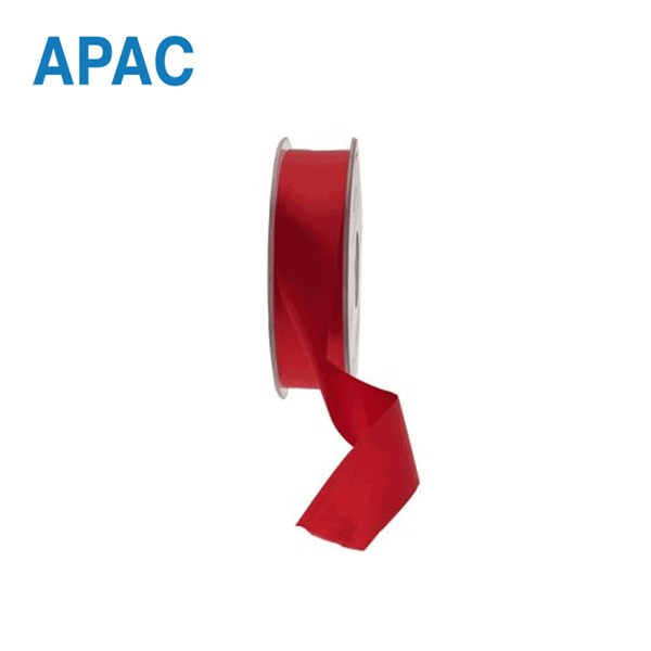 APAC Ribbon Satin Deep Red 25mm x 20M