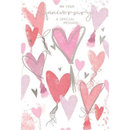 Six Simon Elvin anniversary cards from the C50 Everyday collection, featuring colorful designs and heartfelt messages.