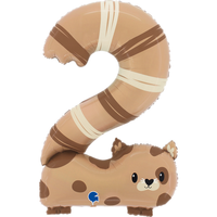 Grabo Puppyloons Foil Balloon 35" Number 2